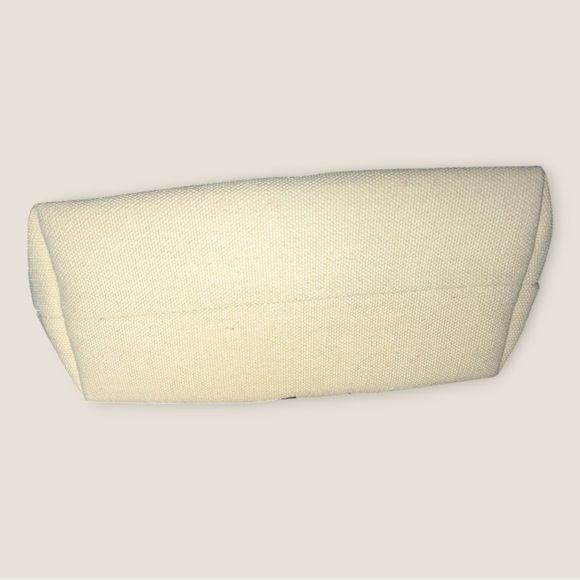 Shiseido Cosmetic Bag Canvas Pouch Makeup Zipper Neon Trim Travel Case - Picture 3 of 4